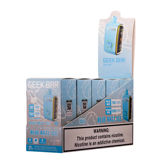 ZaZa-Geek Bar Blue Razz Ice 15K Puff(Pack of 5)